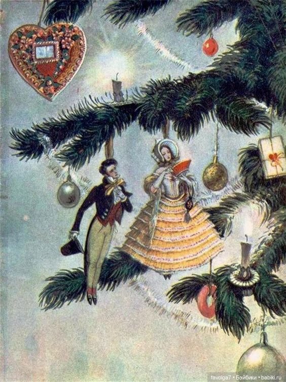 Новогодние открытки XIX-начала ХХ века (фото 3)