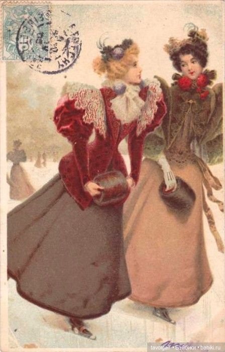 Новогодние открытки XIX-начала ХХ века (фото 9)