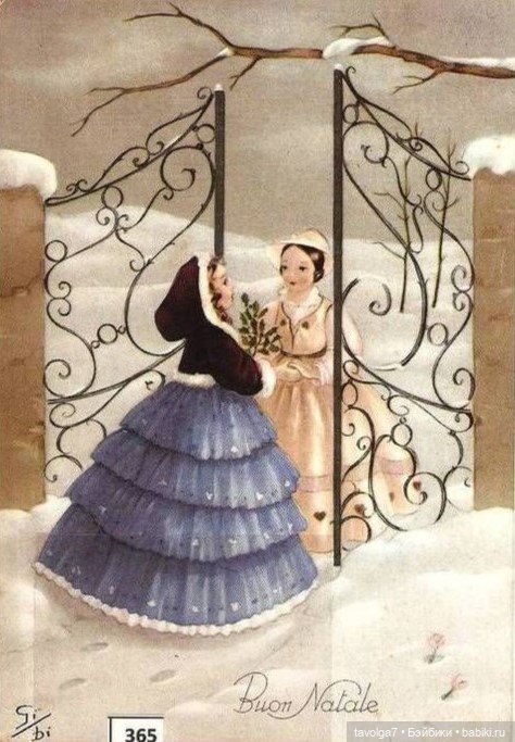 Новогодние открытки XIX-начала ХХ века (фото 4)