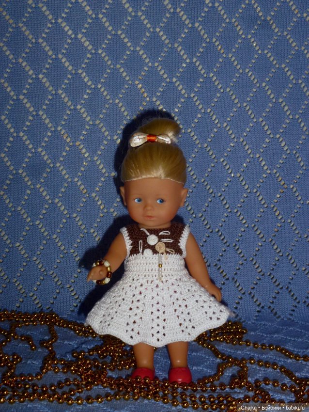 Вязаные платья на кукол Королинки мини — 20 см (Corolle mini)