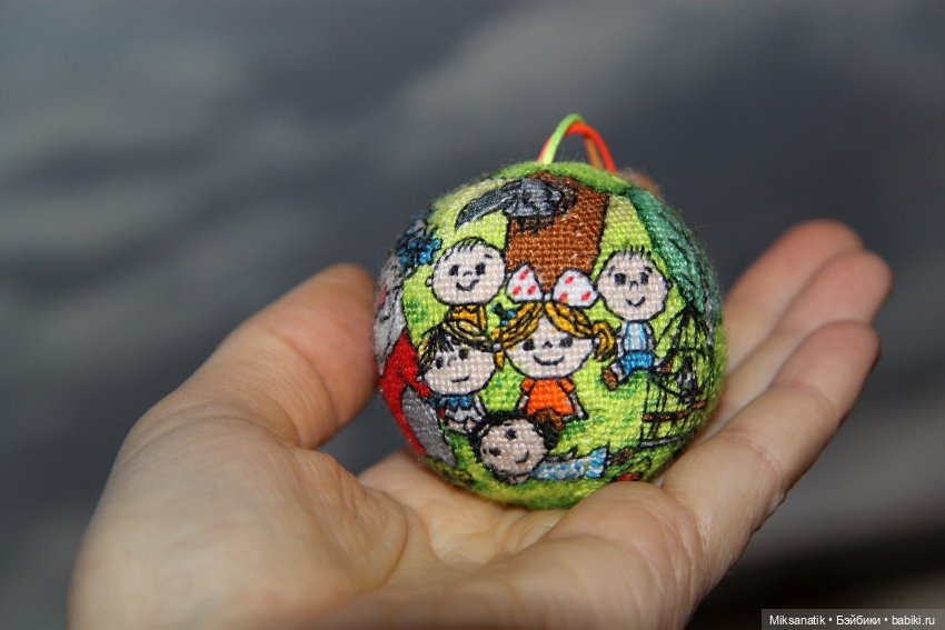 Как мы игрушки на ёлку готовили