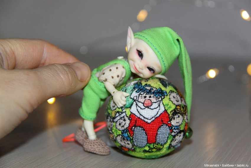 Как мы игрушки на ёлку готовили