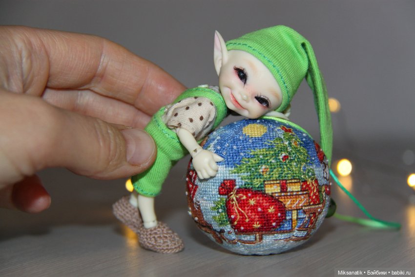 Как мы игрушки на ёлку готовили