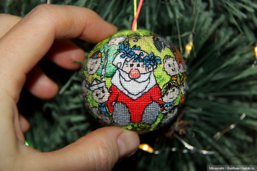 Как мы игрушки на ёлку готовили