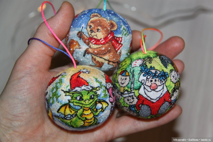 Как мы игрушки на ёлку готовили