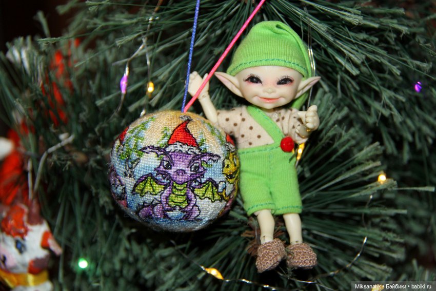 Как мы игрушки на ёлку готовили