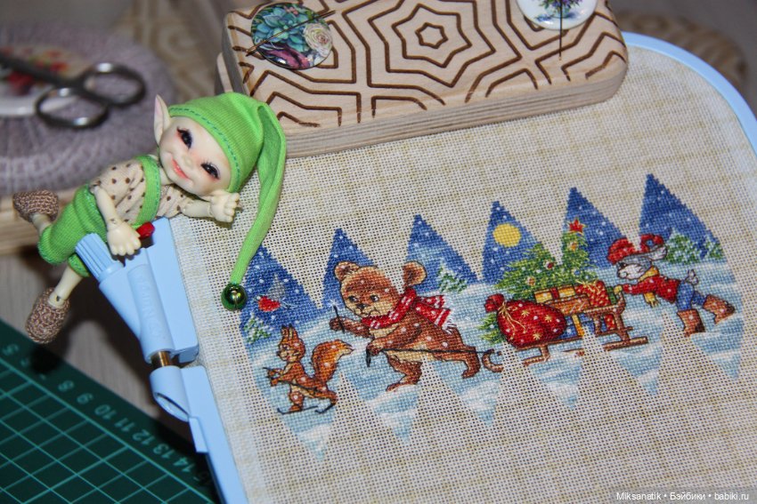 Как мы игрушки на ёлку готовили