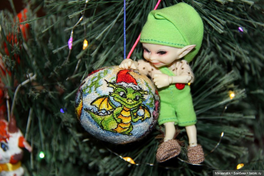 Как мы игрушки на ёлку готовили