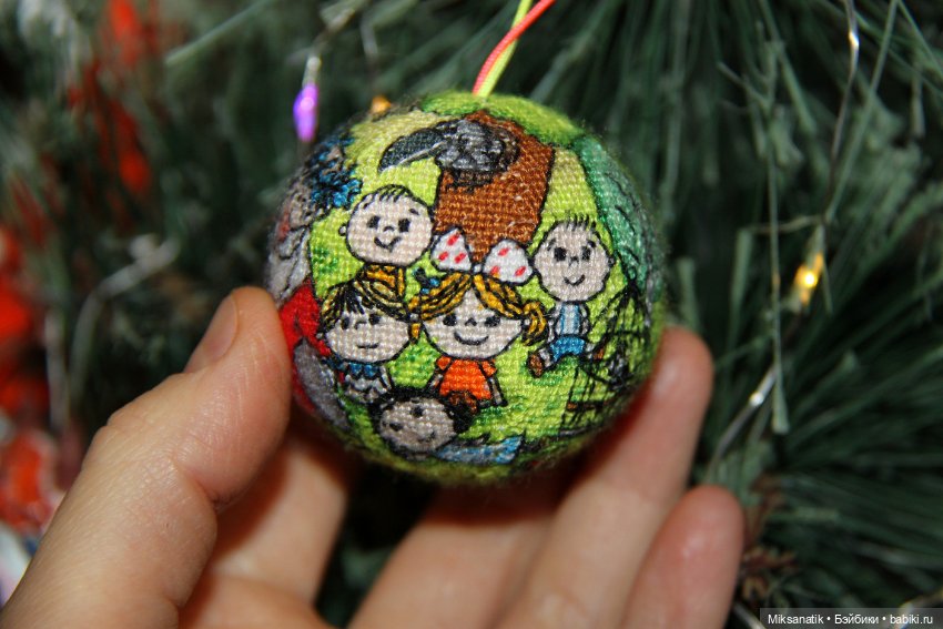 Как мы игрушки на ёлку готовили