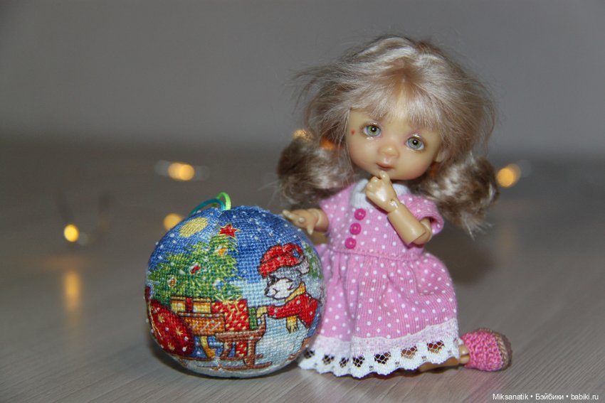 Как мы игрушки на ёлку готовили