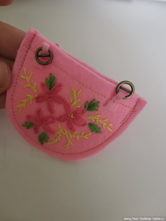 Летняя сумка из фетра 1:6 (фото 5)