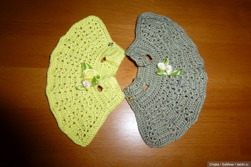 Вязаные наряды на кукол Машенька 15 см ( "Карапуз")