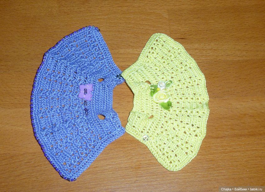 Вязаные наряды на кукол Машенька 15 см ( "Карапуз")