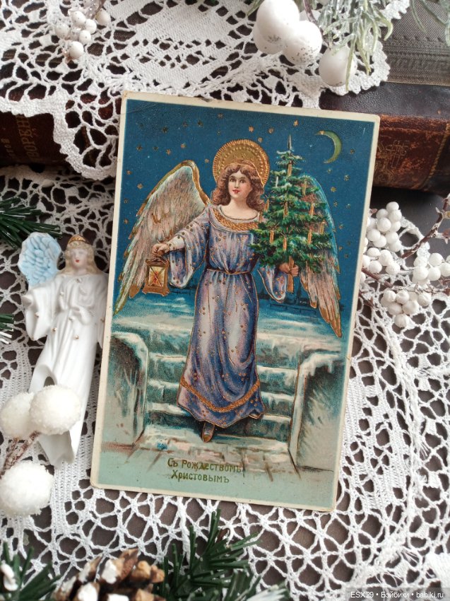 Рождество на старинных открытках. Часть 2 (фото 3)