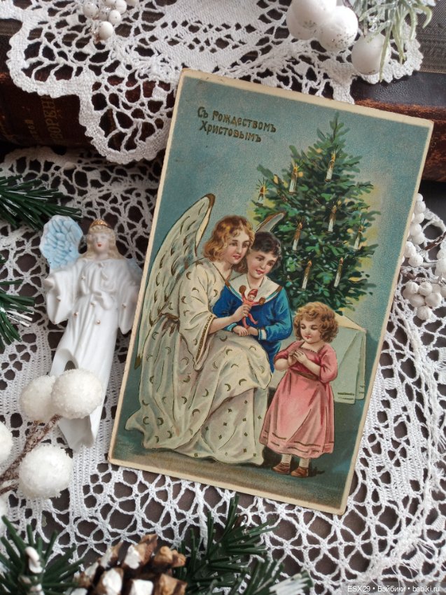 Рождество на старинных открытках. Часть 2 (фото 5)