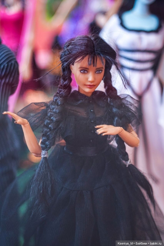 Каким был мой первый заказ ? ООАК Барби Уэнсдей (уенсдей, венсдей) Карла лукс (фото 8)