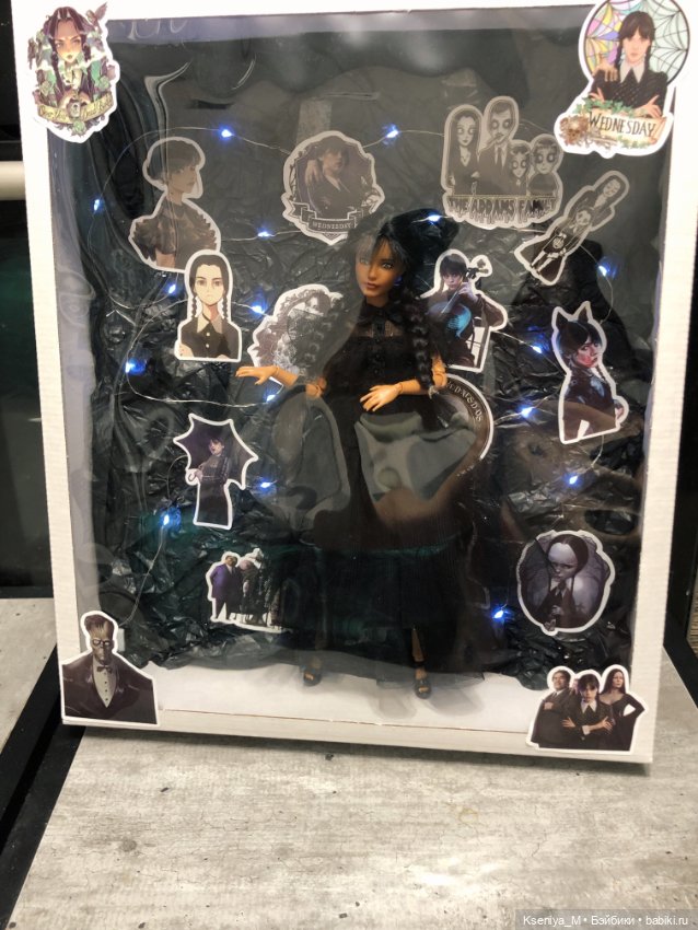 Каким был мой первый заказ ? ООАК Барби Уэнсдей (уенсдей, венсдей) Карла лукс (фото 7)