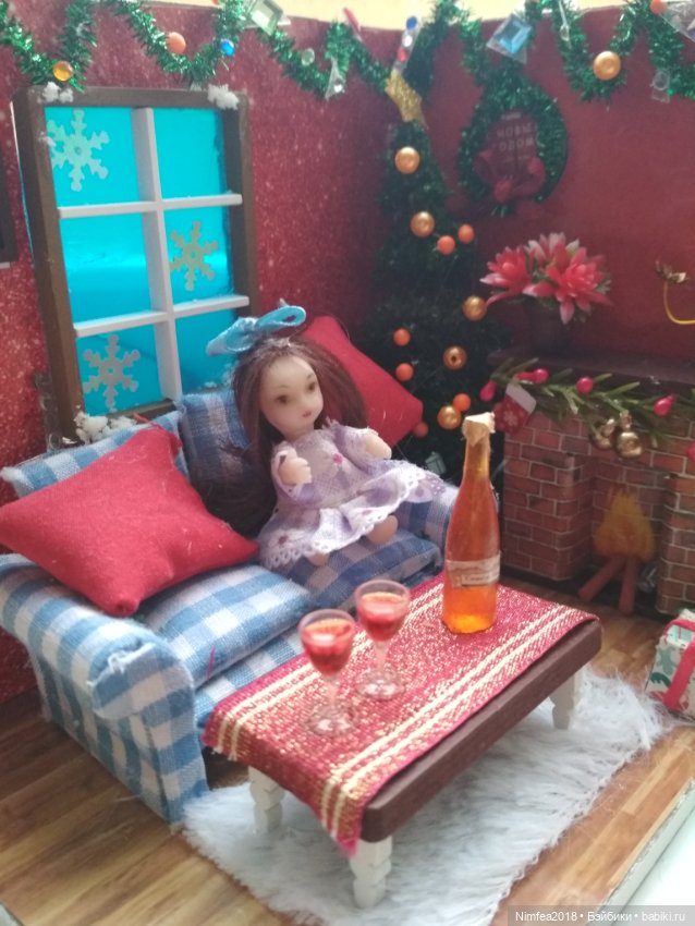 Румбокс новогодний — Румбоксы и кукольные интерьеры: фото (фото 7)
