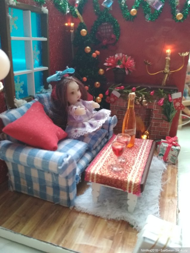 Румбокс новогодний — Румбоксы и кукольные интерьеры: фото (фото 3)