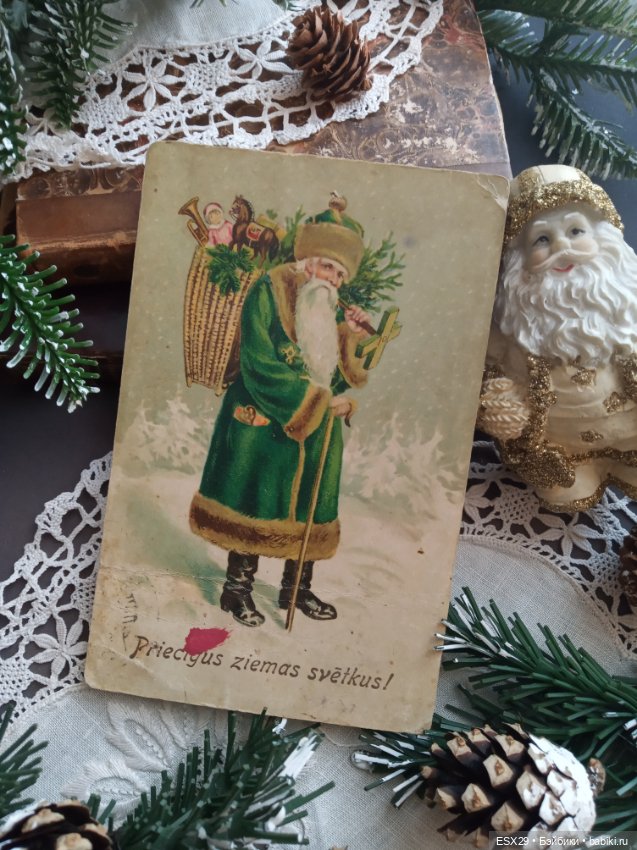 Рождество на старинных открытках. Часть 3 (фото 7)