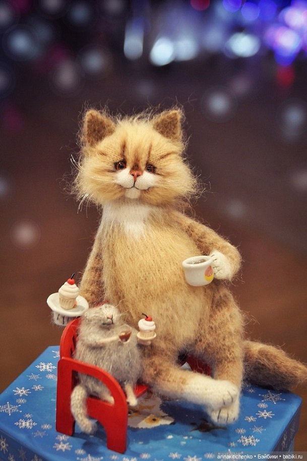 Удивительные коты Бессогоновой Ольги