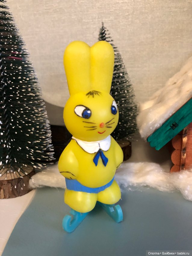 Мой зайчик — Игрушки СССР и советского детства: резиновые (фото 10)