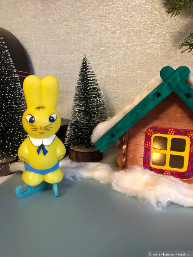 Мой зайчик — Игрушки СССР и советского детства: резиновые