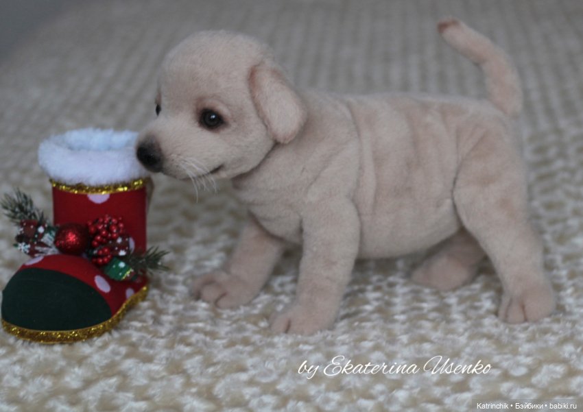 Щенок лабрадора — Авторские мишки Тедди и друзья: фото