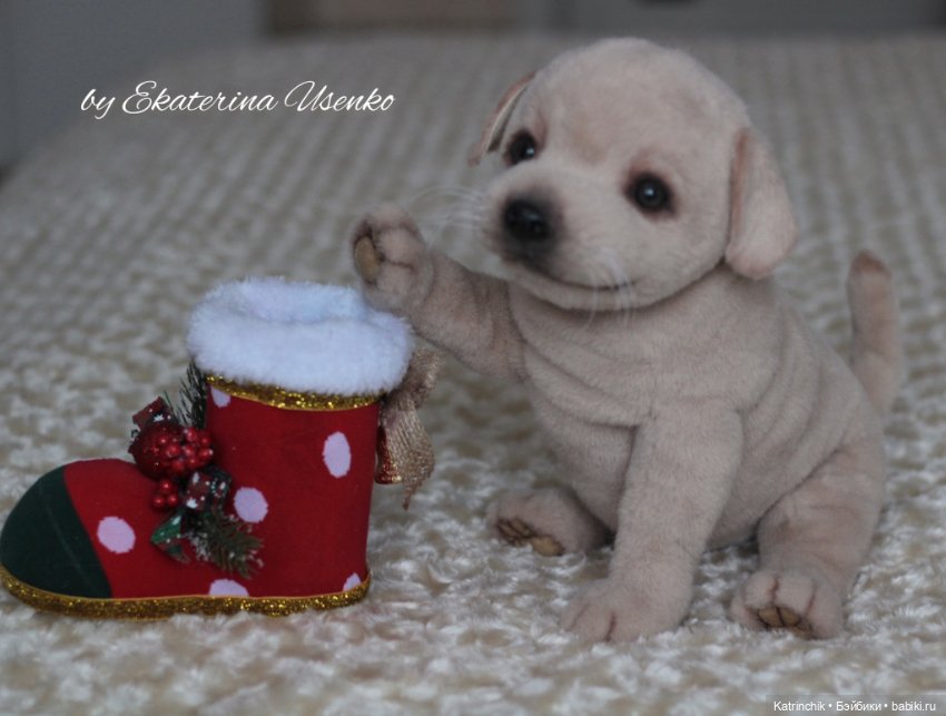 Щенок лабрадора — Авторские мишки Тедди и друзья: фото