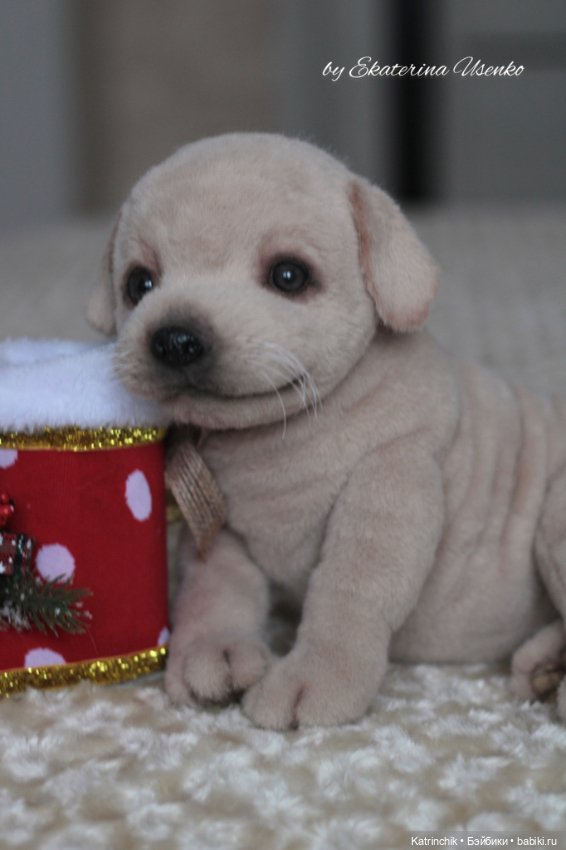 Щенок лабрадора — Авторские мишки Тедди и друзья: фото