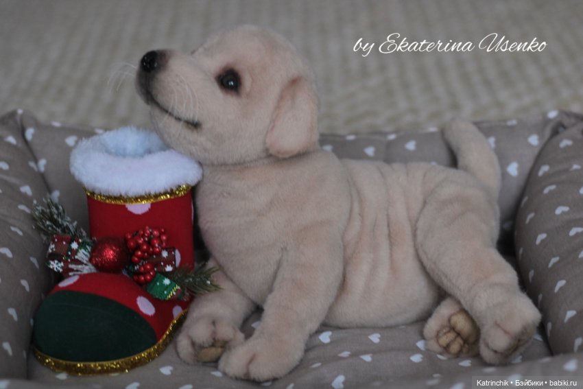 Щенок лабрадора — Авторские мишки Тедди и друзья: фото