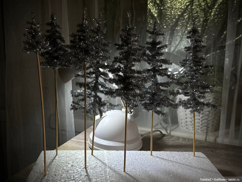 Новогодние елки 1/6 🎄🎄🎄 — Кукольная миниатюра своими руками: еда