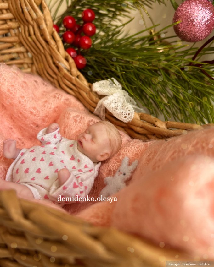 Кукла младенец Эстель - Мини реборн (фото 6)
