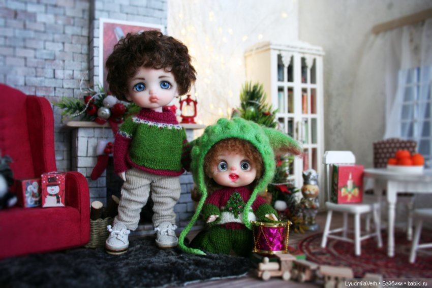 В ожидании Нового года)🎄 — Куклы Baboliy (Баболи (фото 2)