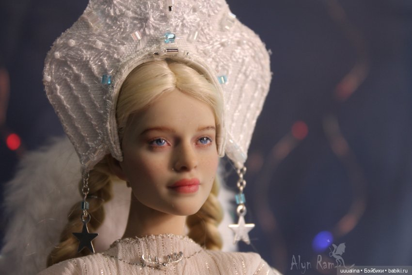 Ч.1 Снегурочка в белом - ООАК моего авторства