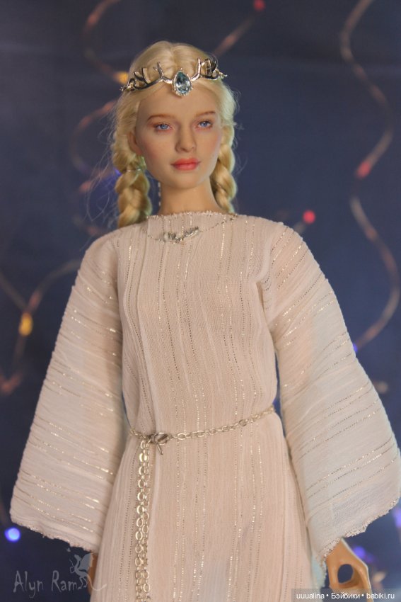 Ч.1 Снегурочка в белом - ООАК моего авторства (фото 7)