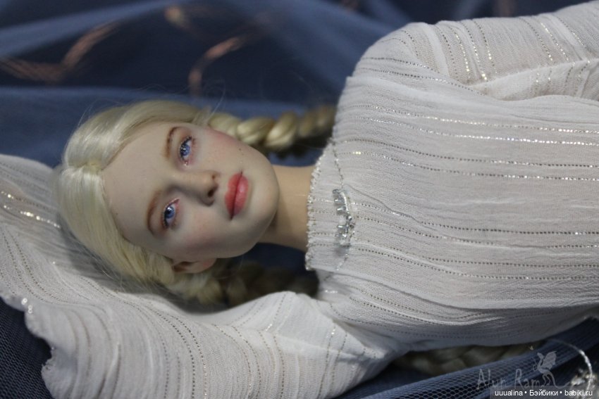 Ч.1 Снегурочка в белом - ООАК моего авторства (фото 2)