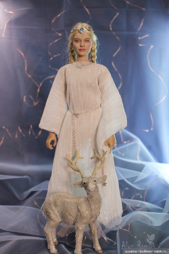 Ч.1 Снегурочка в белом - ООАК моего авторства