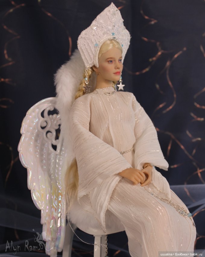 Ч.1 Снегурочка в белом - ООАК моего авторства