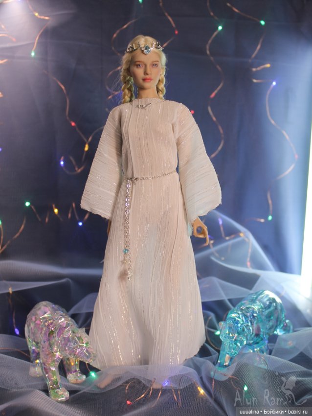 Ч.1 Снегурочка в белом - ООАК моего авторства