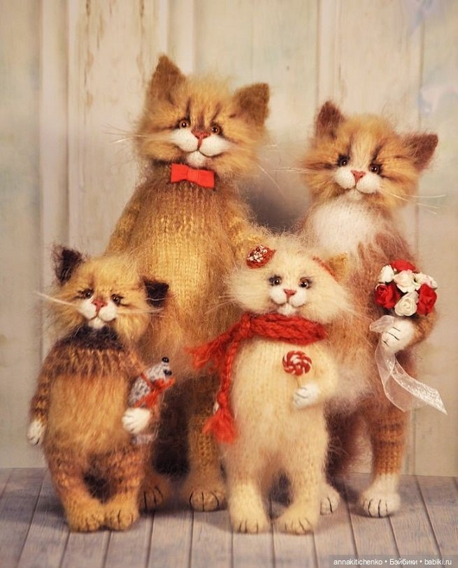 Удивительные коты Бессогоновой Ольги (фото 2)