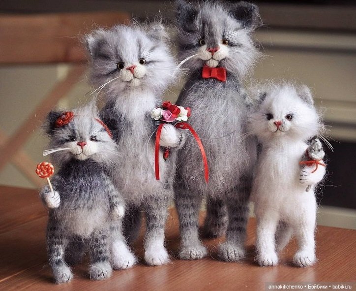 Удивительные коты Бессогоновой Ольги