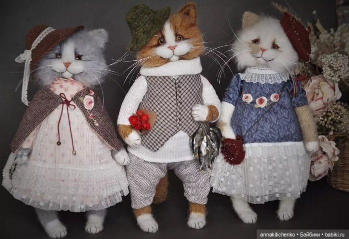 Удивительные коты Бессогоновой Ольги