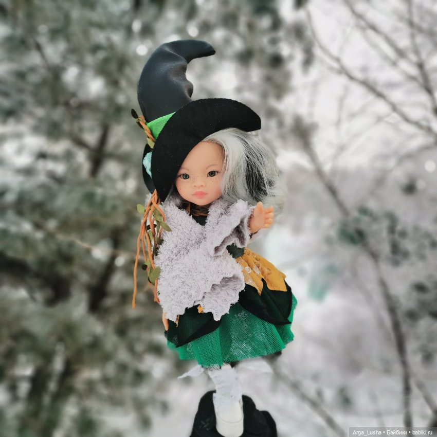 Паолочки + иней + зимний парк