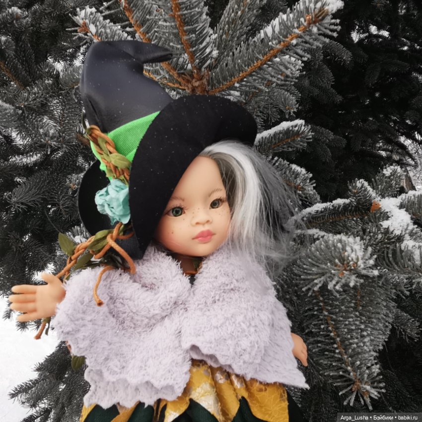 Паолочки + иней + зимний парк