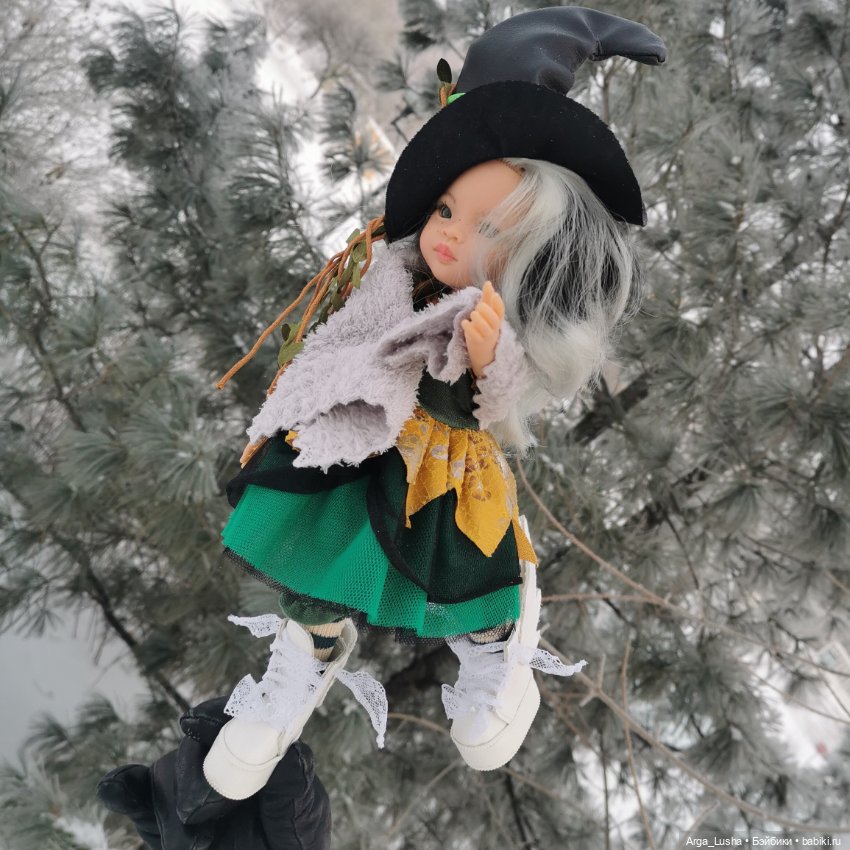 Паолочки + иней + зимний парк