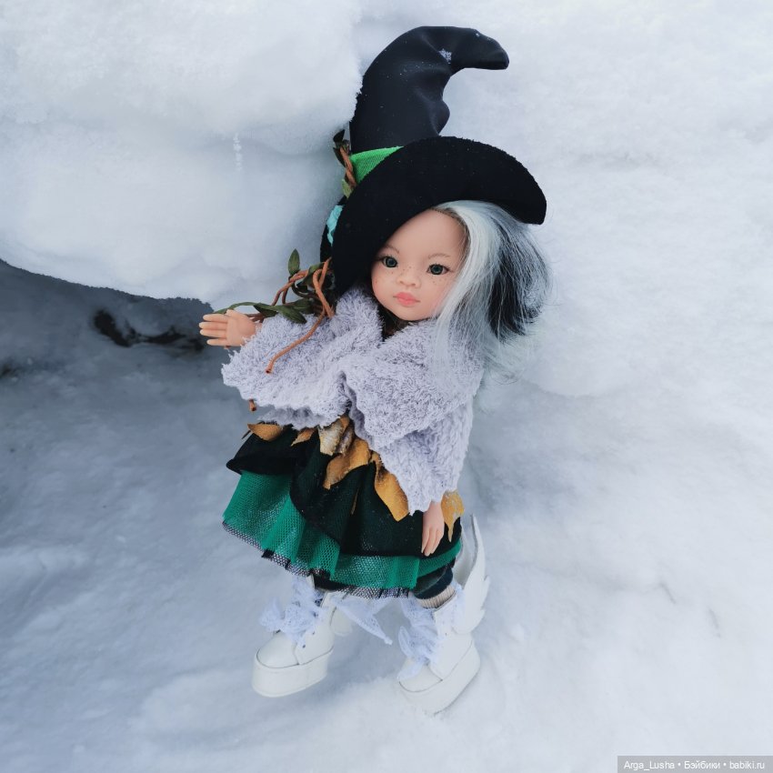 Паолочки + иней + зимний парк