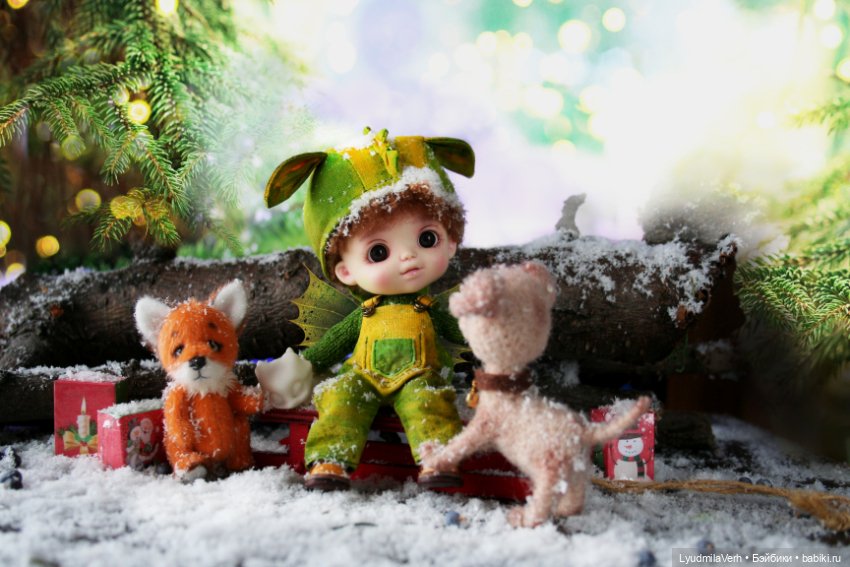 С Новым годом — Гибриды шарнирных кукол (не БЖД): подбор тела (фото 2)