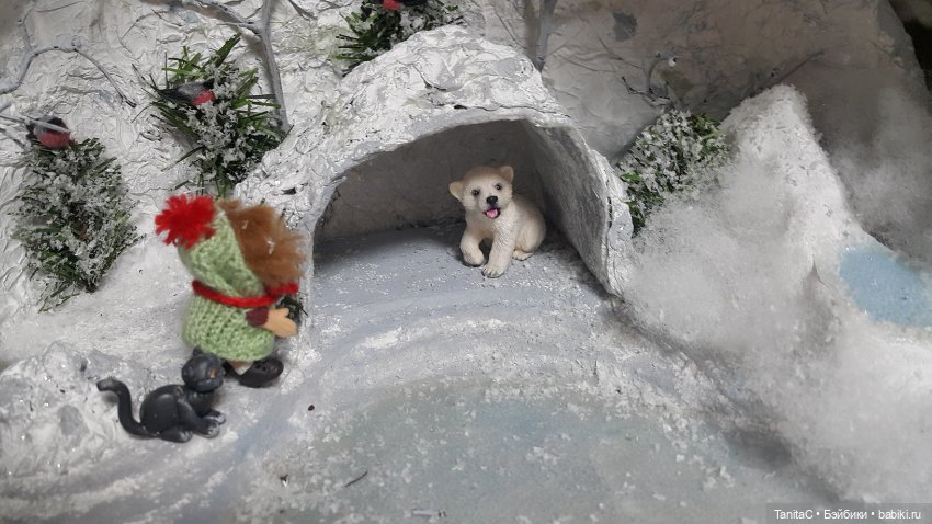 Приключения Маруси в зимнем лесу (авторская куколка Анны Черниковой) (фото 5)