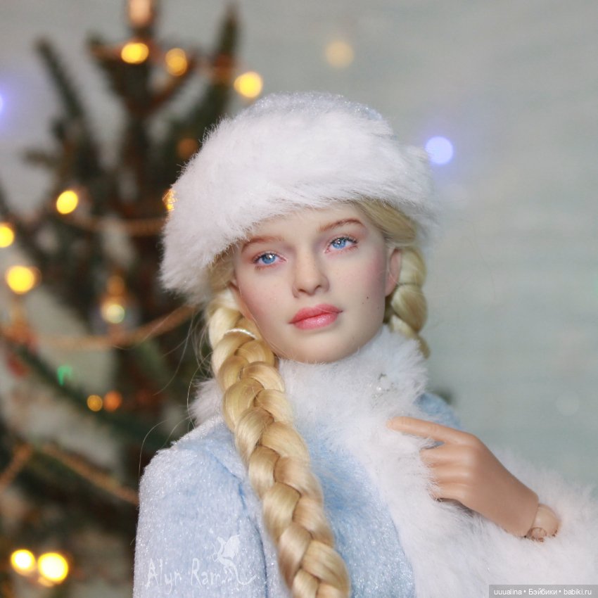 С НОВЫМ ГОДОМ! ч.2 Снегурочка в голубом - ООАК моего авторства (фото 2)